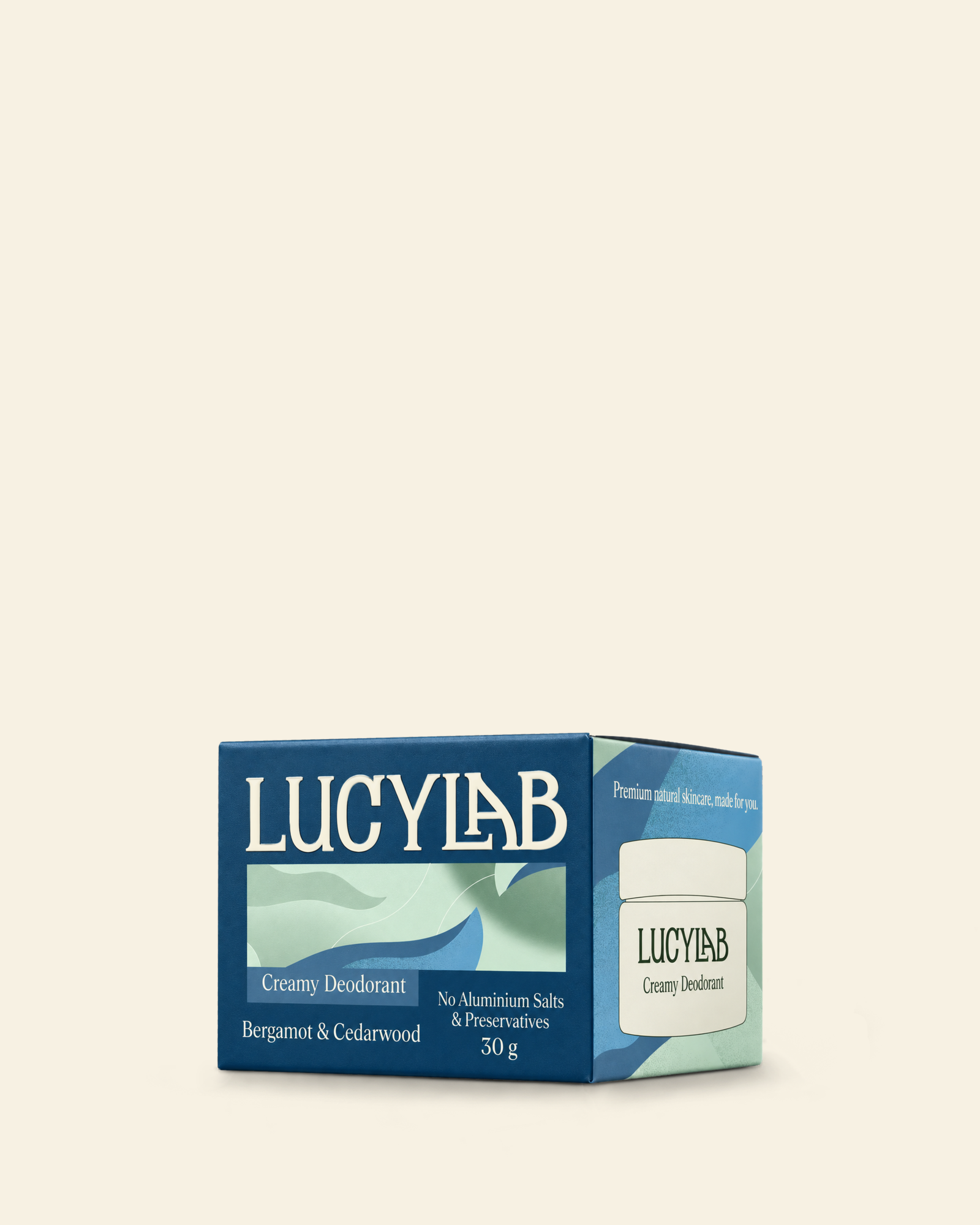 Creamy Deodorant - Bergamot & Cedarwood 30 g | LucyLab