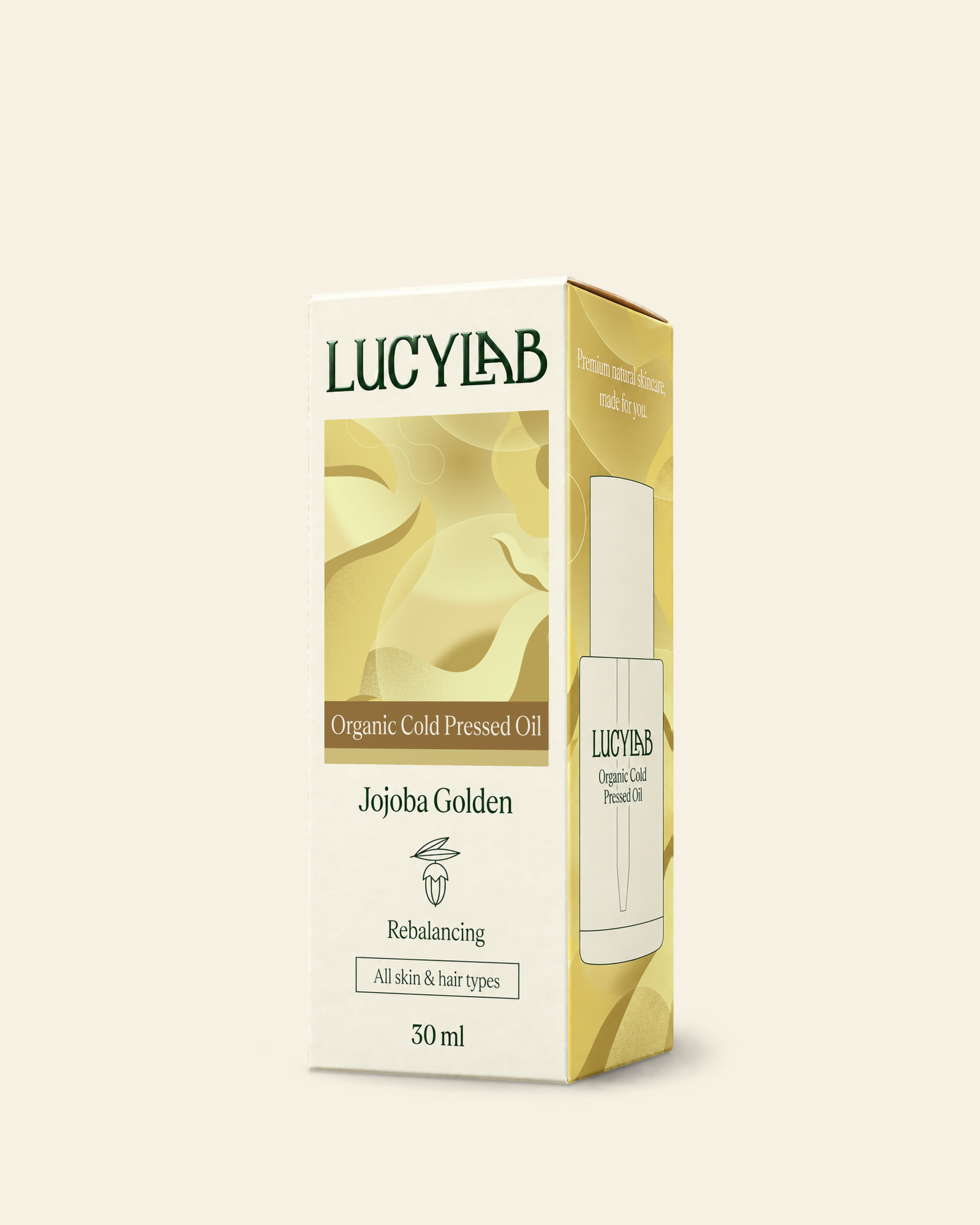 Jojoba Golden - Organic Cold Pressed Oil 30 ml | LucyLab