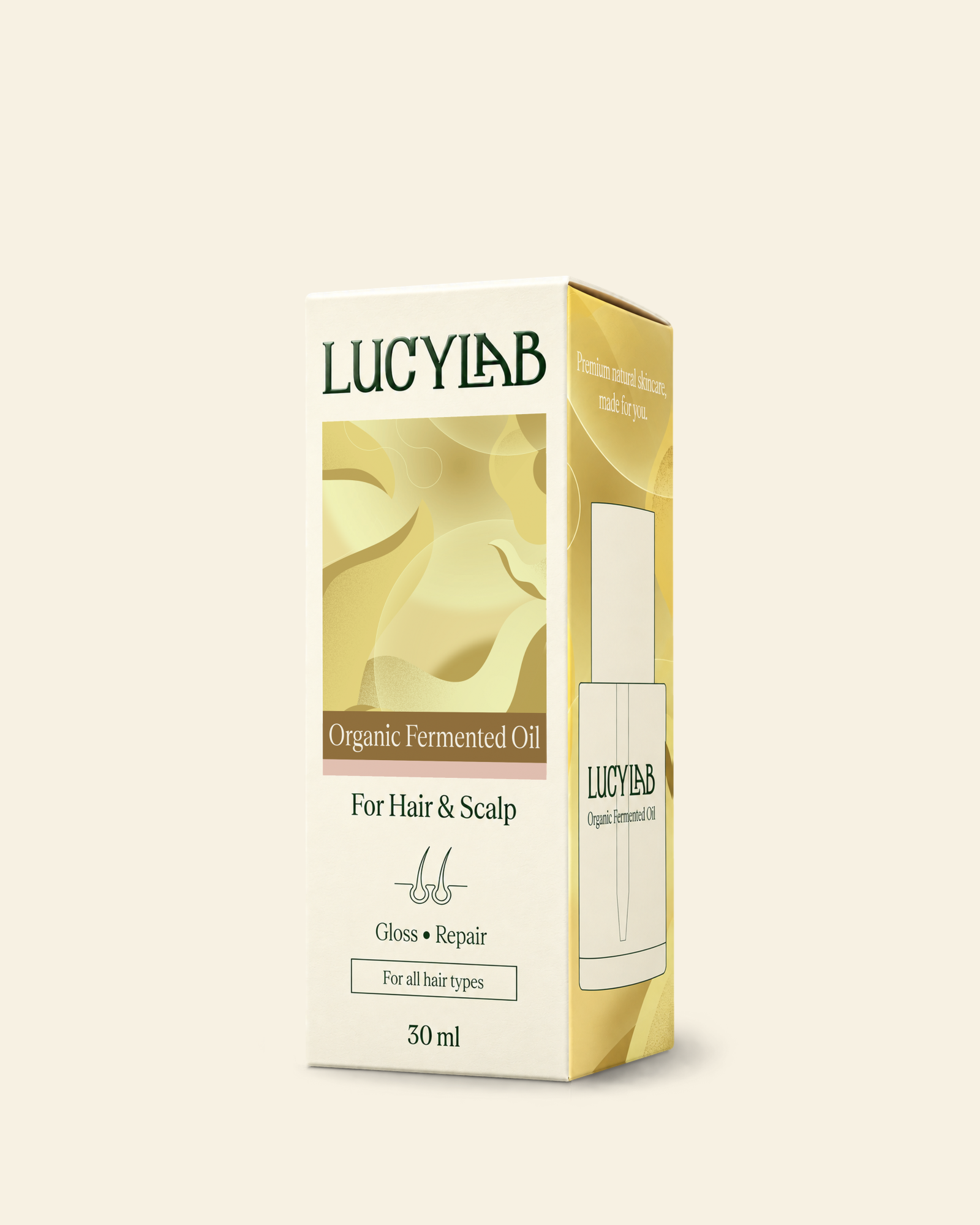 For Hair & Scalp - Organic Fermented Oil 30 ml | LucyLab