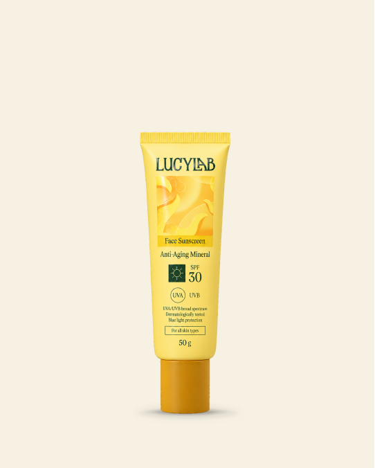 Anti-Aging Mineral Face Sunscreen SPF 30, 50 g | LucyLab
