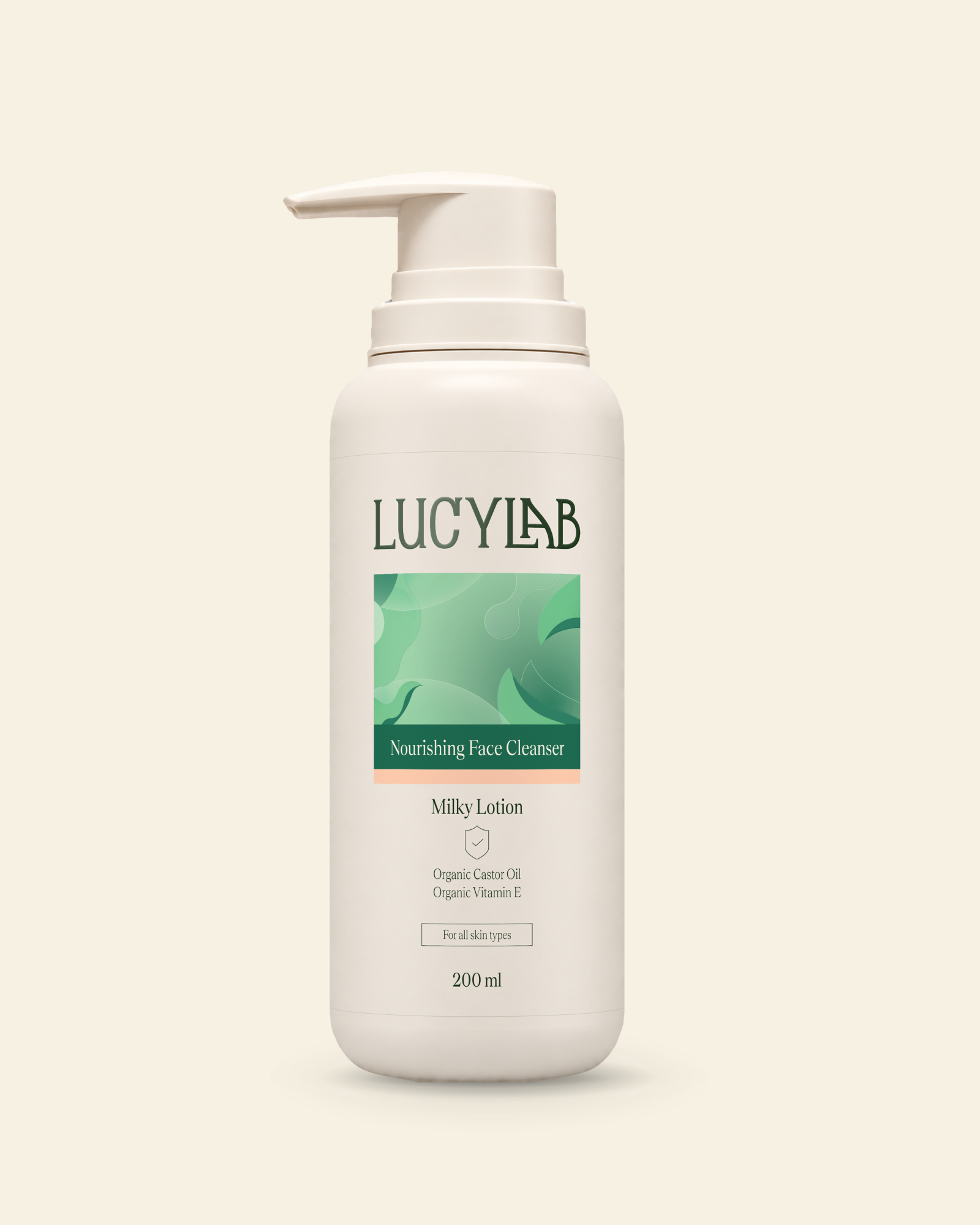 Nourishing Face Cleanser - Milky Lotion 200 ml | LucyLab