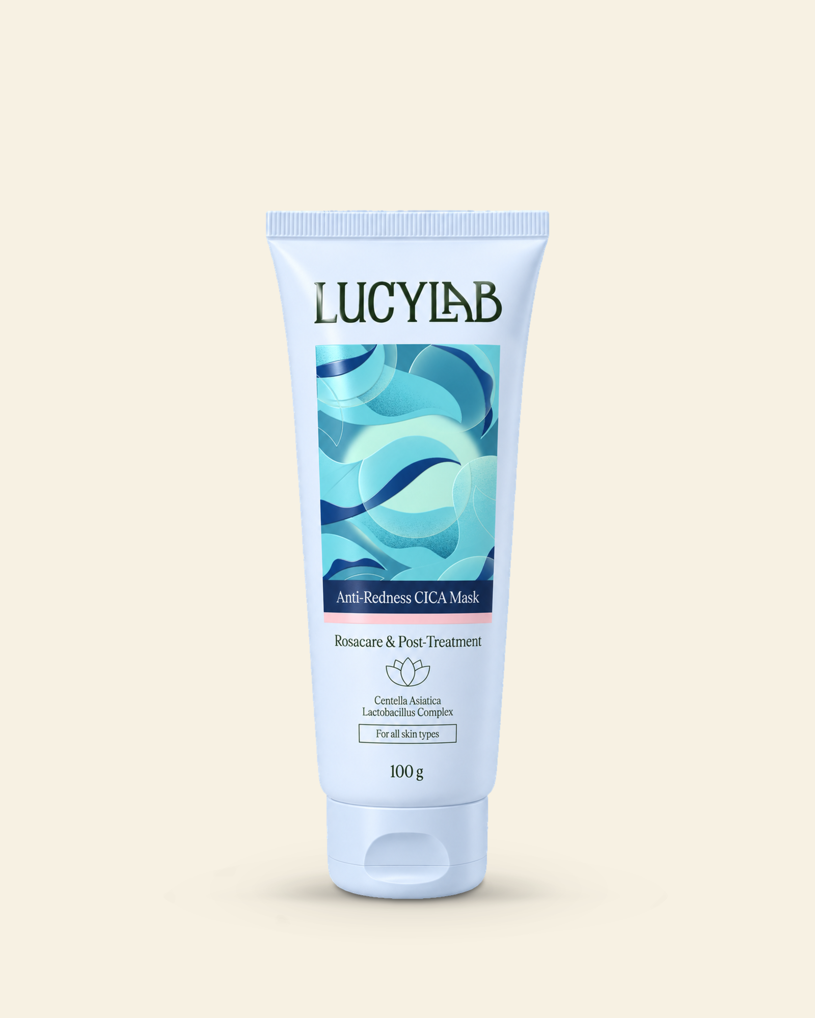 Anti-Redness CICA Mask - Rosacare & Post-Treatment 100 g | LucyLab