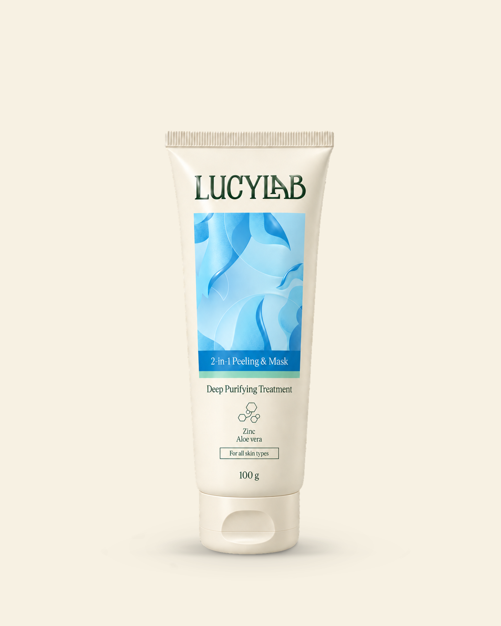 2-in-1 Peeling & Mask - Deep Purifying Treatment 100 g | LucyLab