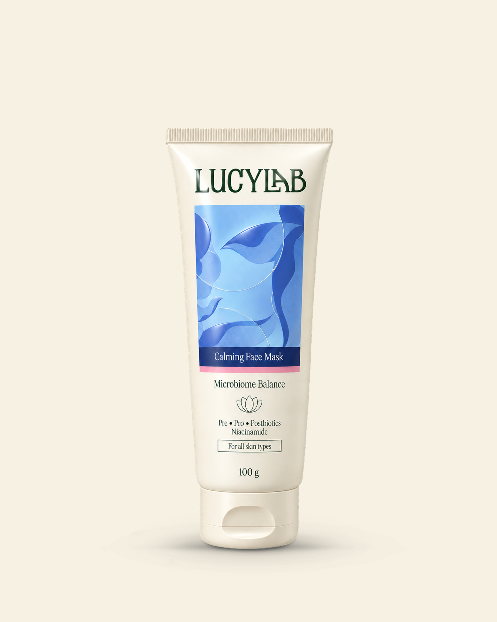 Calming Face Mask - Microbiome Balance 100 g | LucyLab