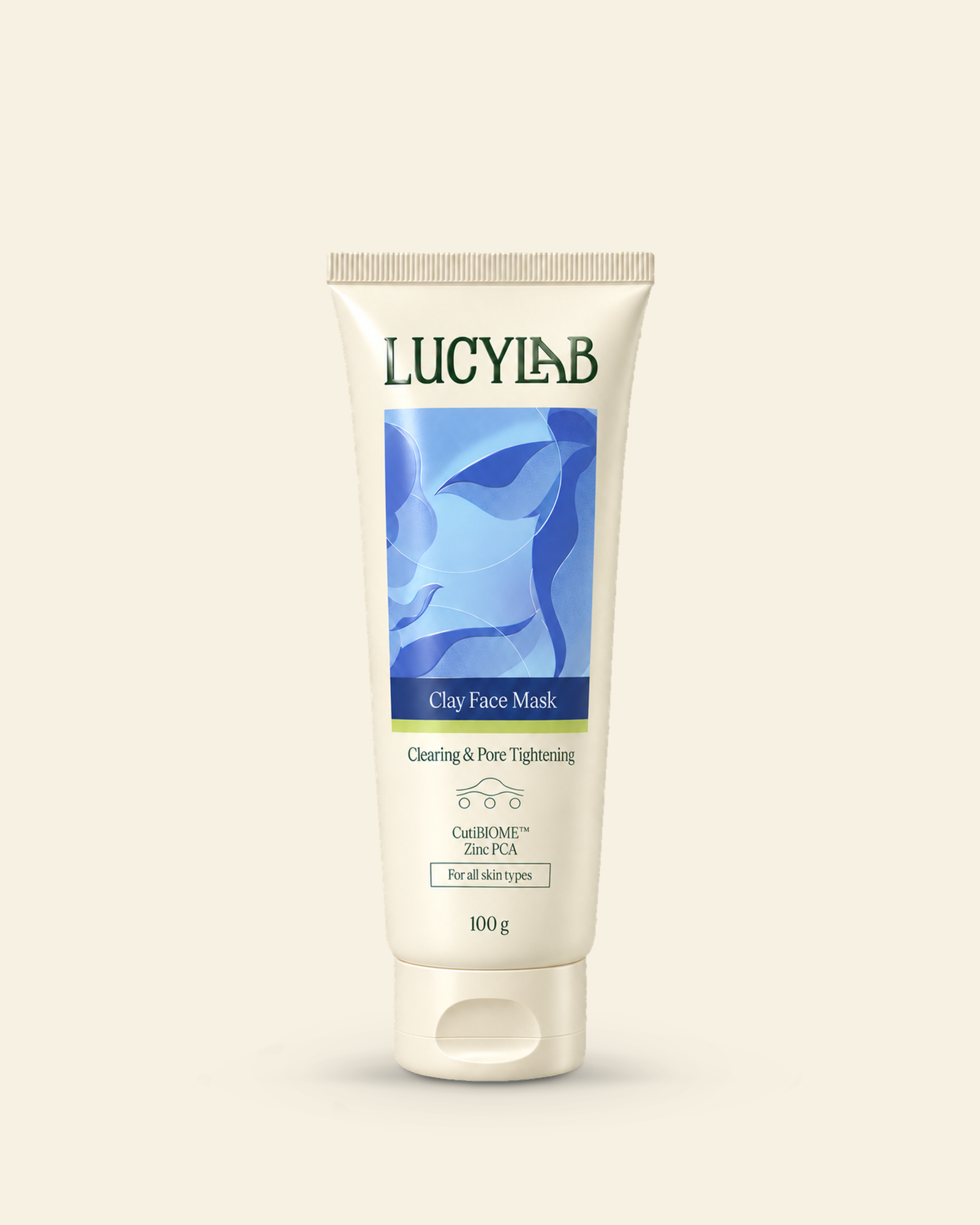 Clay Face Mask - Clearing & Pore Tightening 100 g | LucyLab