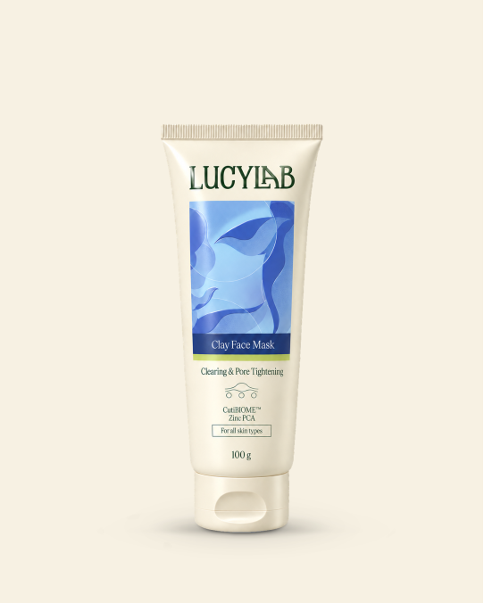 Clay Face Mask - Clearing & Pore Tightening 100 g | LucyLab