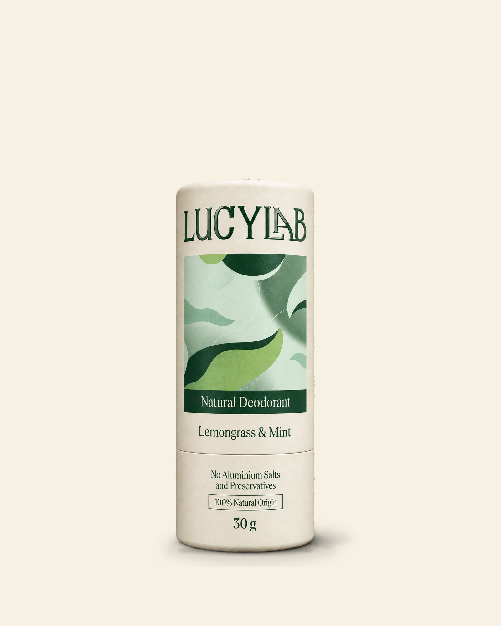 Natural Deodorant - Lemongrass & Mint UNISEX 30 g | LucyLab
