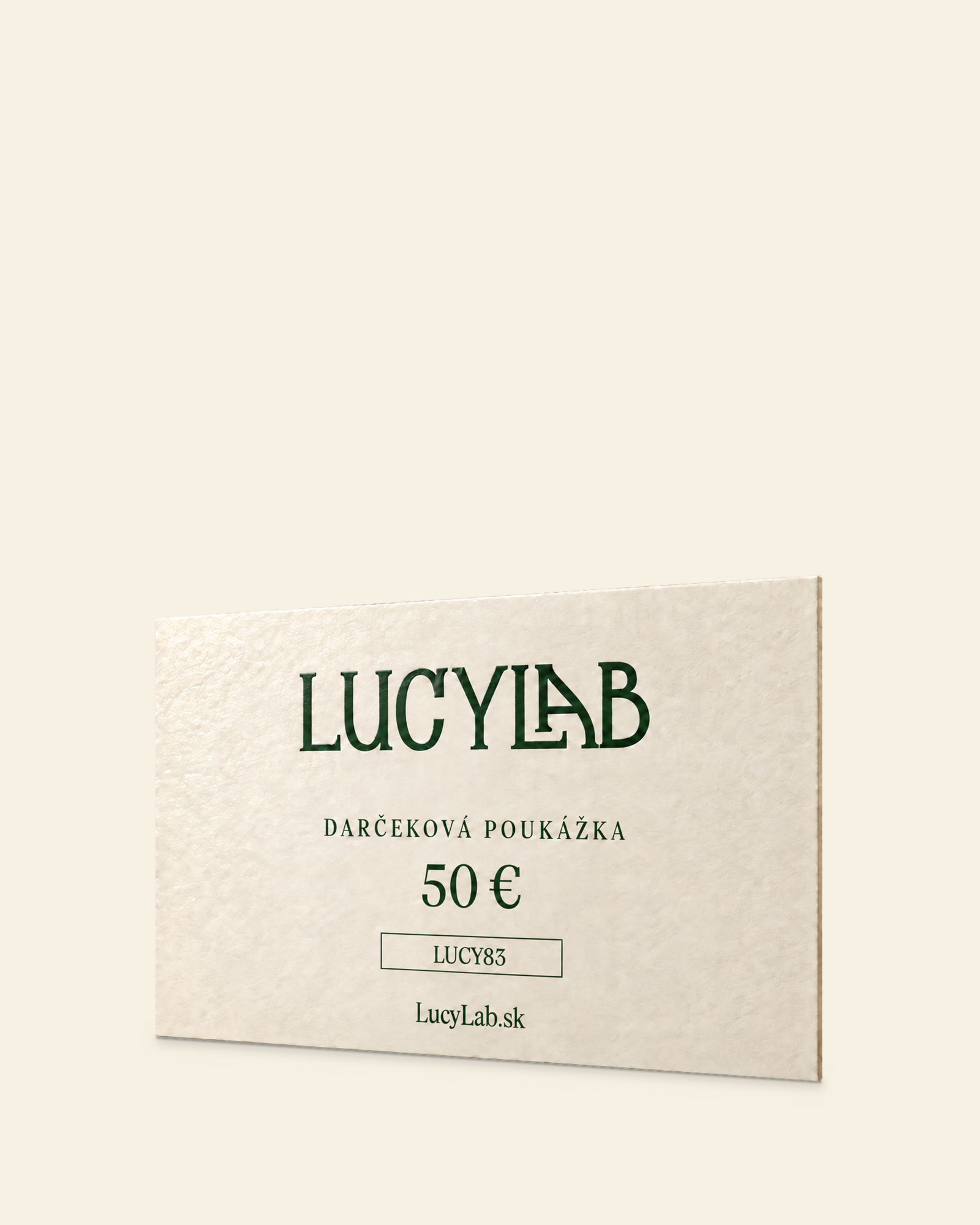 €50 Gift Voucher (Paper) | LucyLab