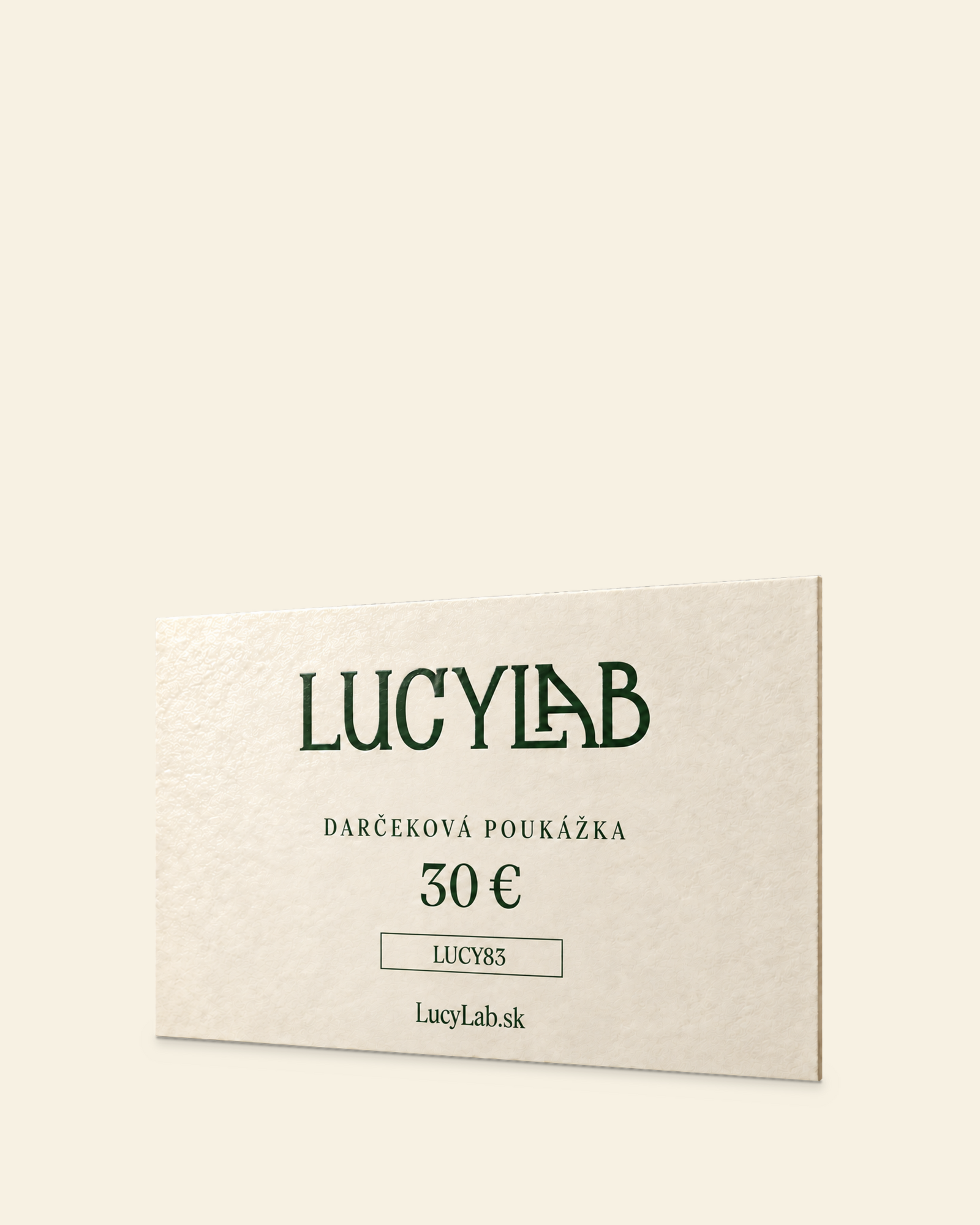 €30 Gift Voucher (Paper) | LucyLab