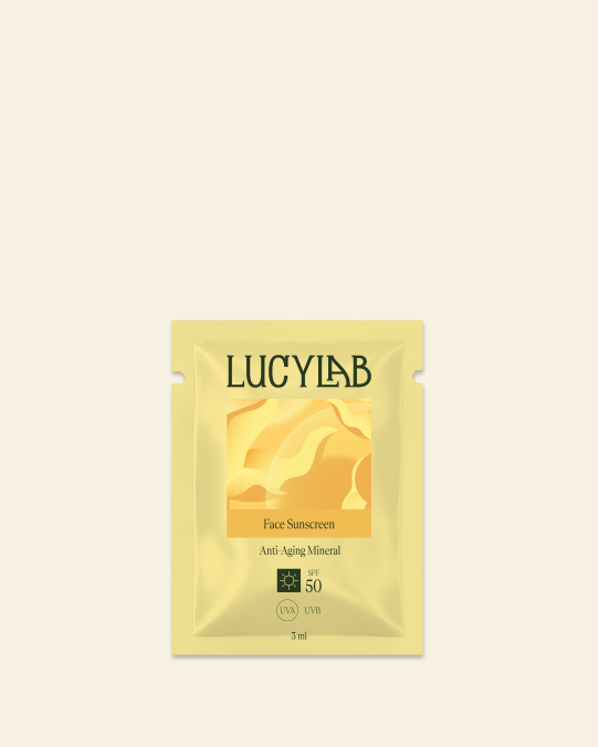 Sample - Anti-Aging Mineral Face Sunscreen SPF 50, 3 ml | LucyLab