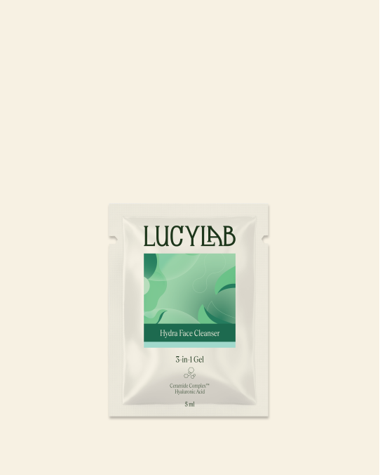 Sample - Hydra Face Cleanser 3-in-1 Gel 5 ml | LucyLab